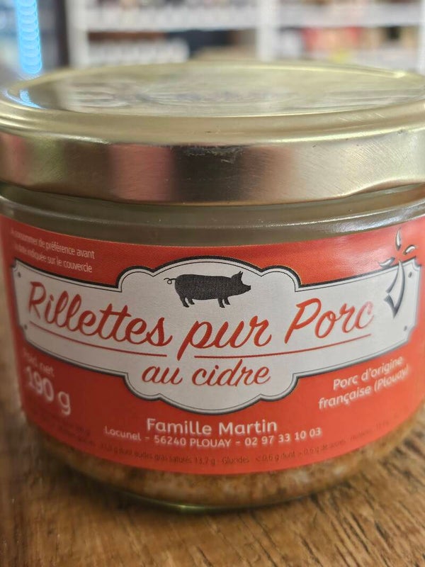 Rillettes pur Porc au cidre