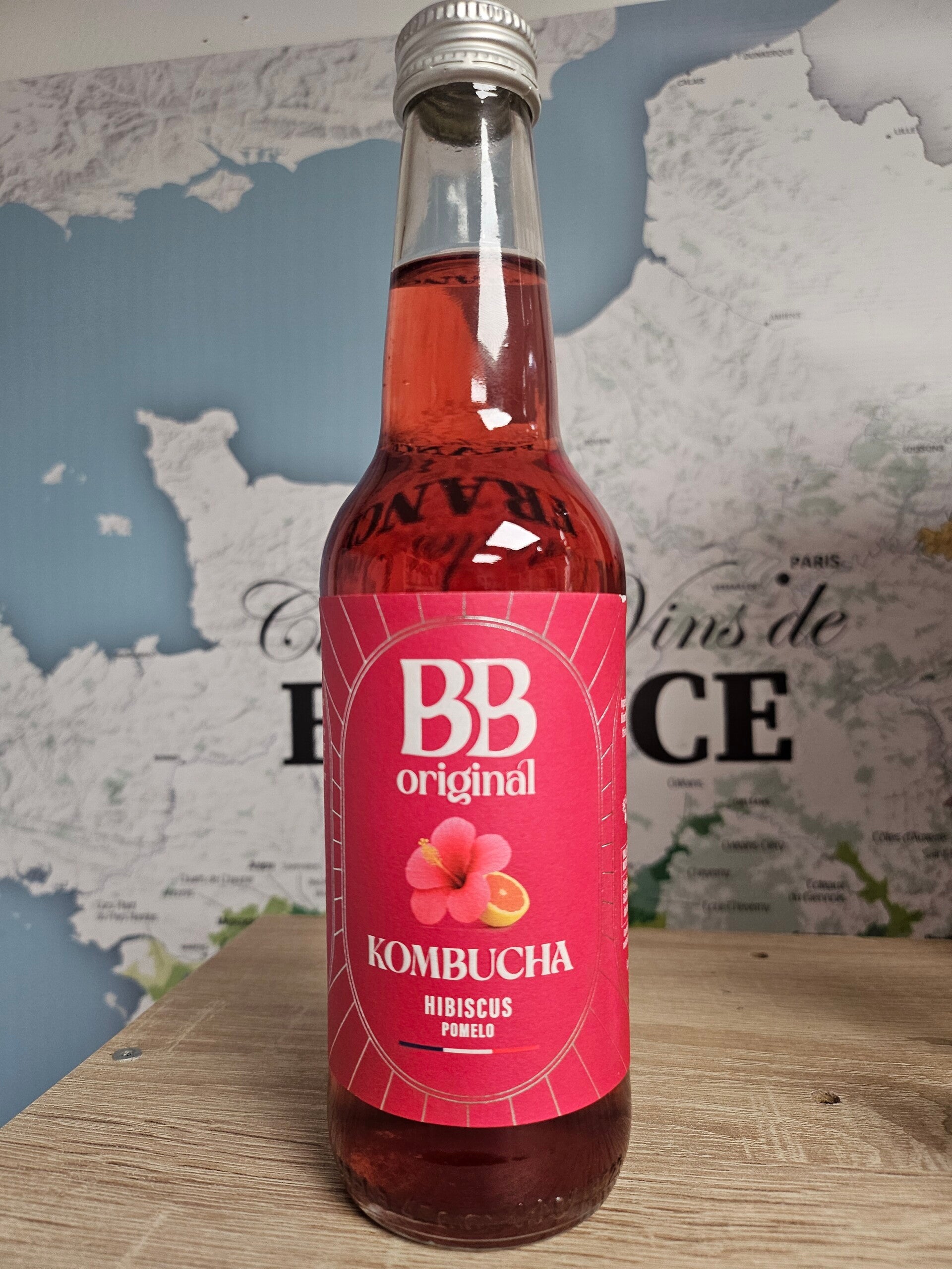 Kombucha Hibiscus Pomelo