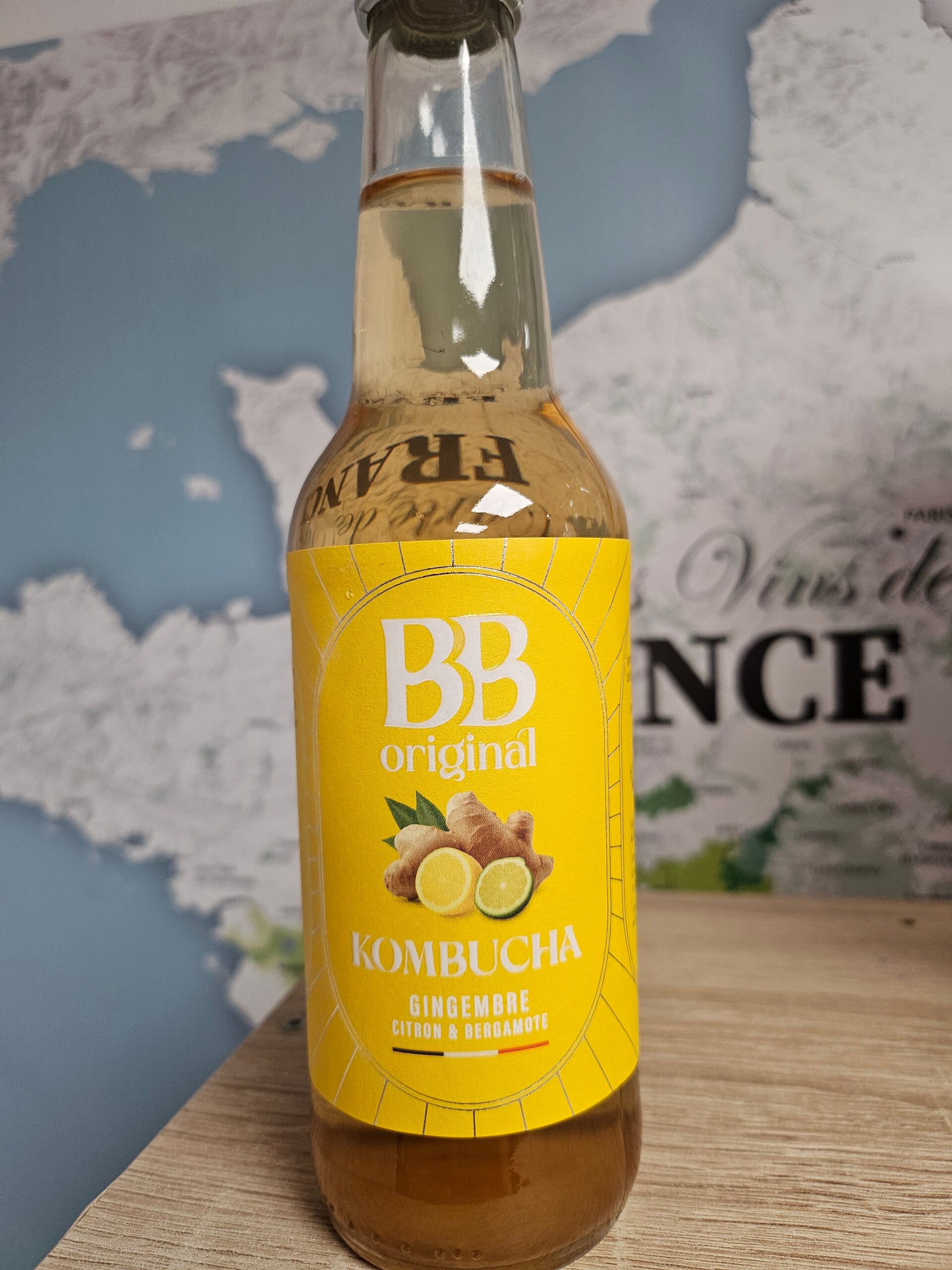 Kombucha Gingembre Citron et Bergamote
