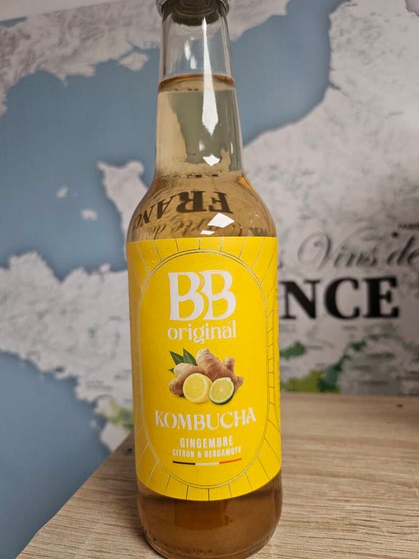 Kombucha Gingembre Citron et Bergamote
