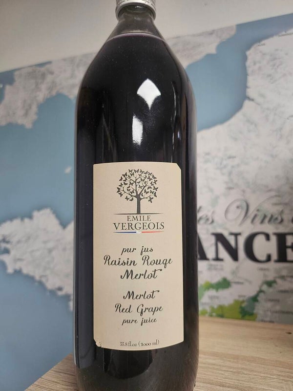 Pur jus Raisin Rouge Merlot 1 litre