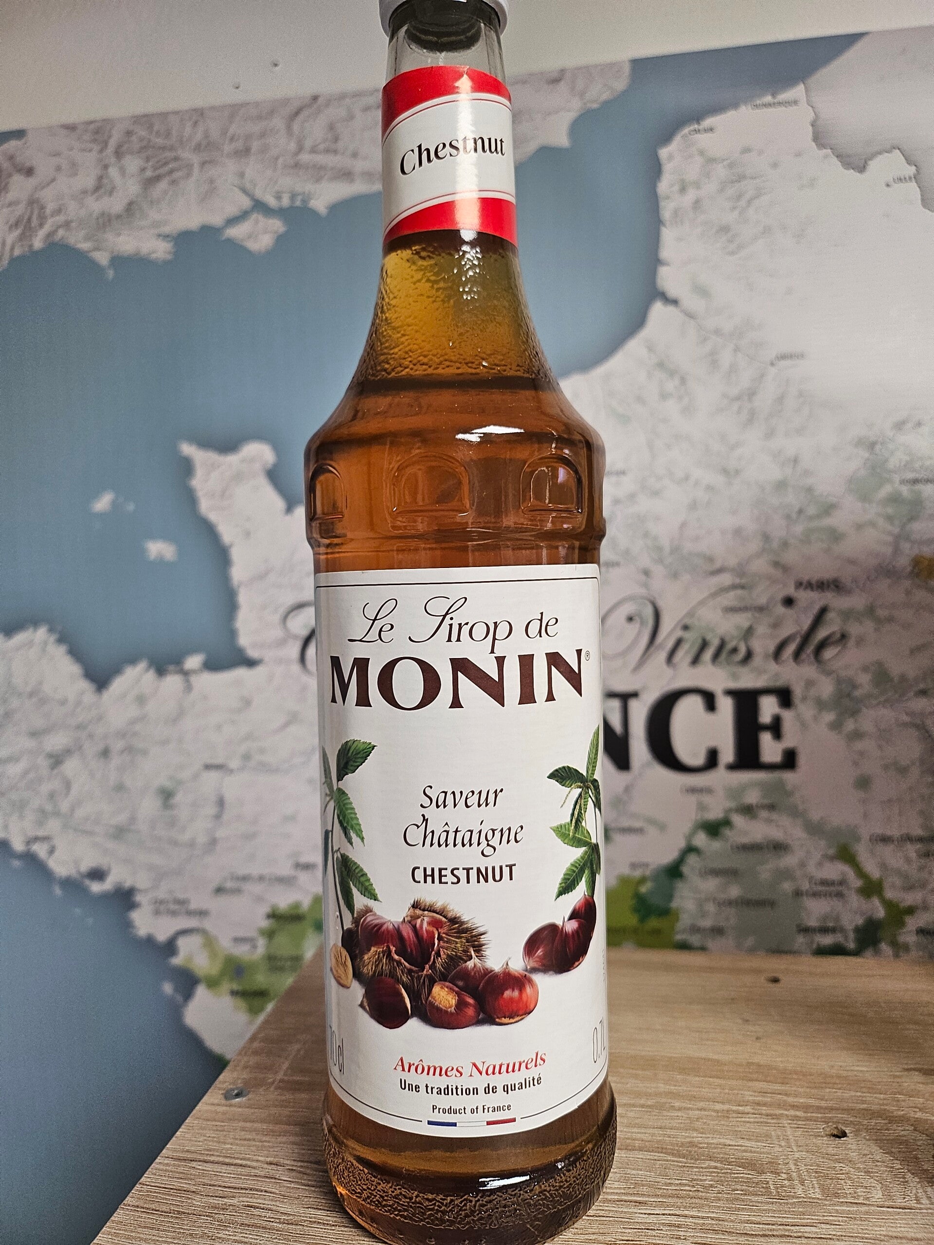 Le Sirop MONIN saveur Châtaigne 70 cl
