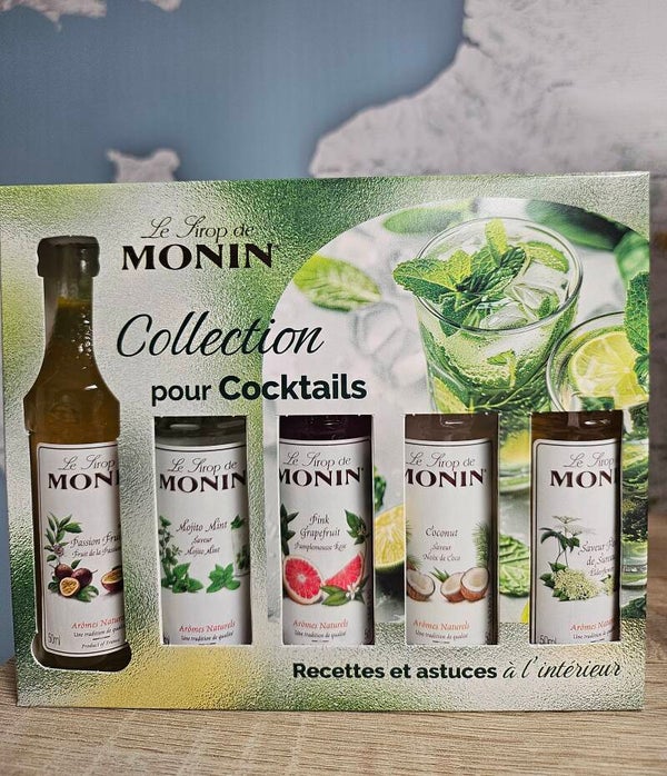 Le Sirop MONIN Collection pour Coktails 5x5cl