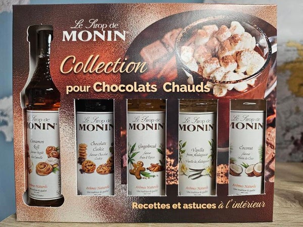 Le Sirop MONIN Collection pour chocolats chauds 5x5cl