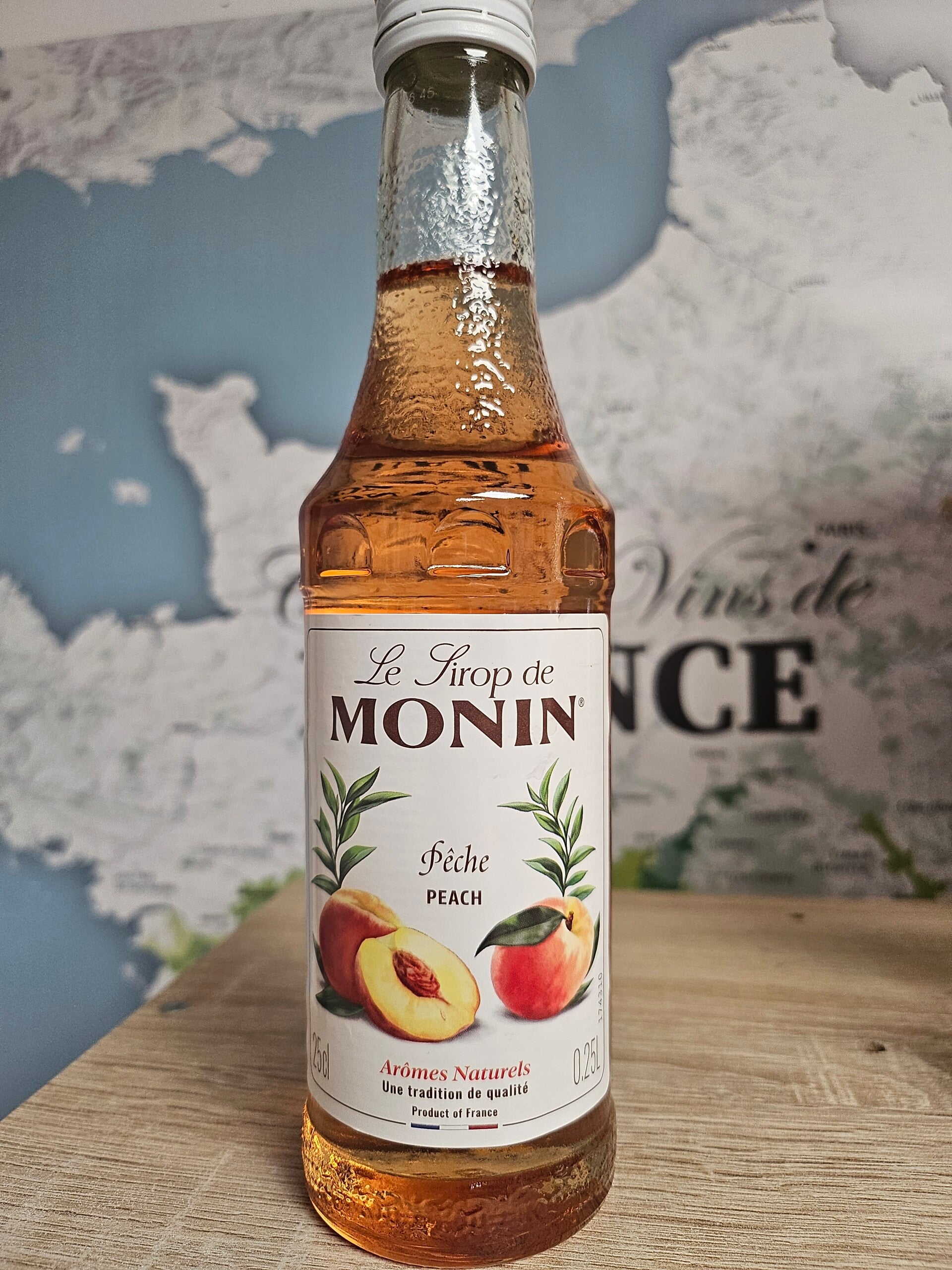 Le sirop MONIN Pêche 25 cl