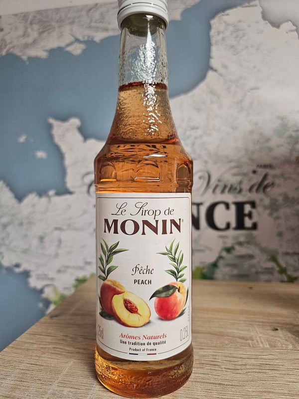 Le sirop MONIN Pêche 25 cl