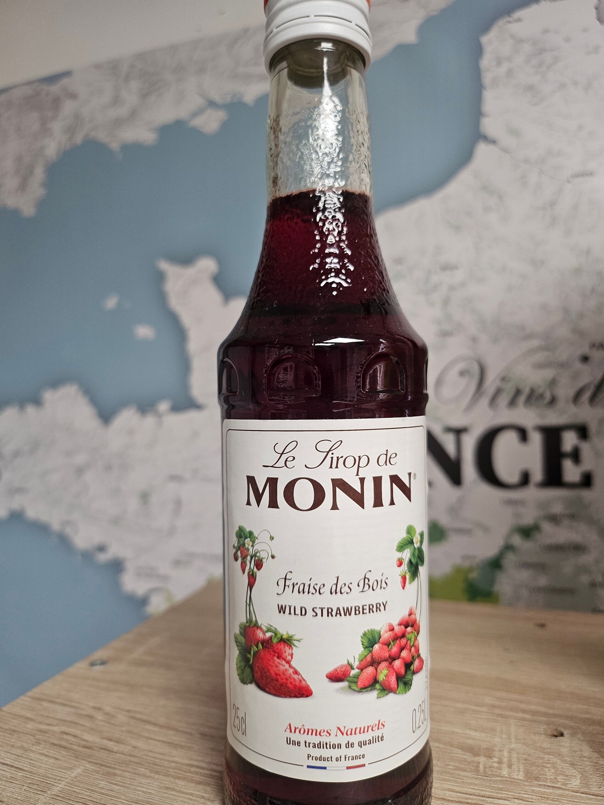 Le sirop MONIN Fraise des Bois 25 cl