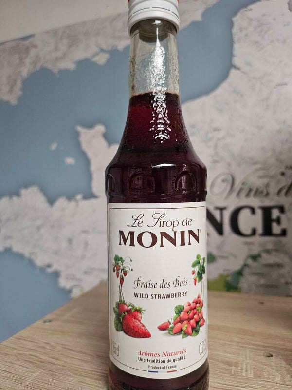 Le sirop MONIN Fraise des Bois 25 cl