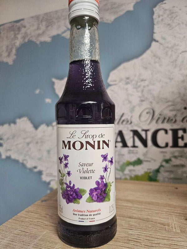 Le sirop MONIN saveur Violette 25 cl