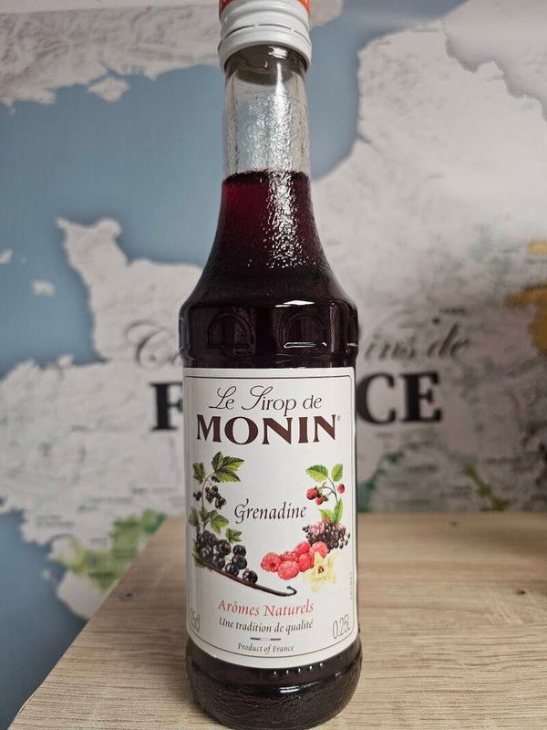 Le sirop MONIN Grenadine 25 cl