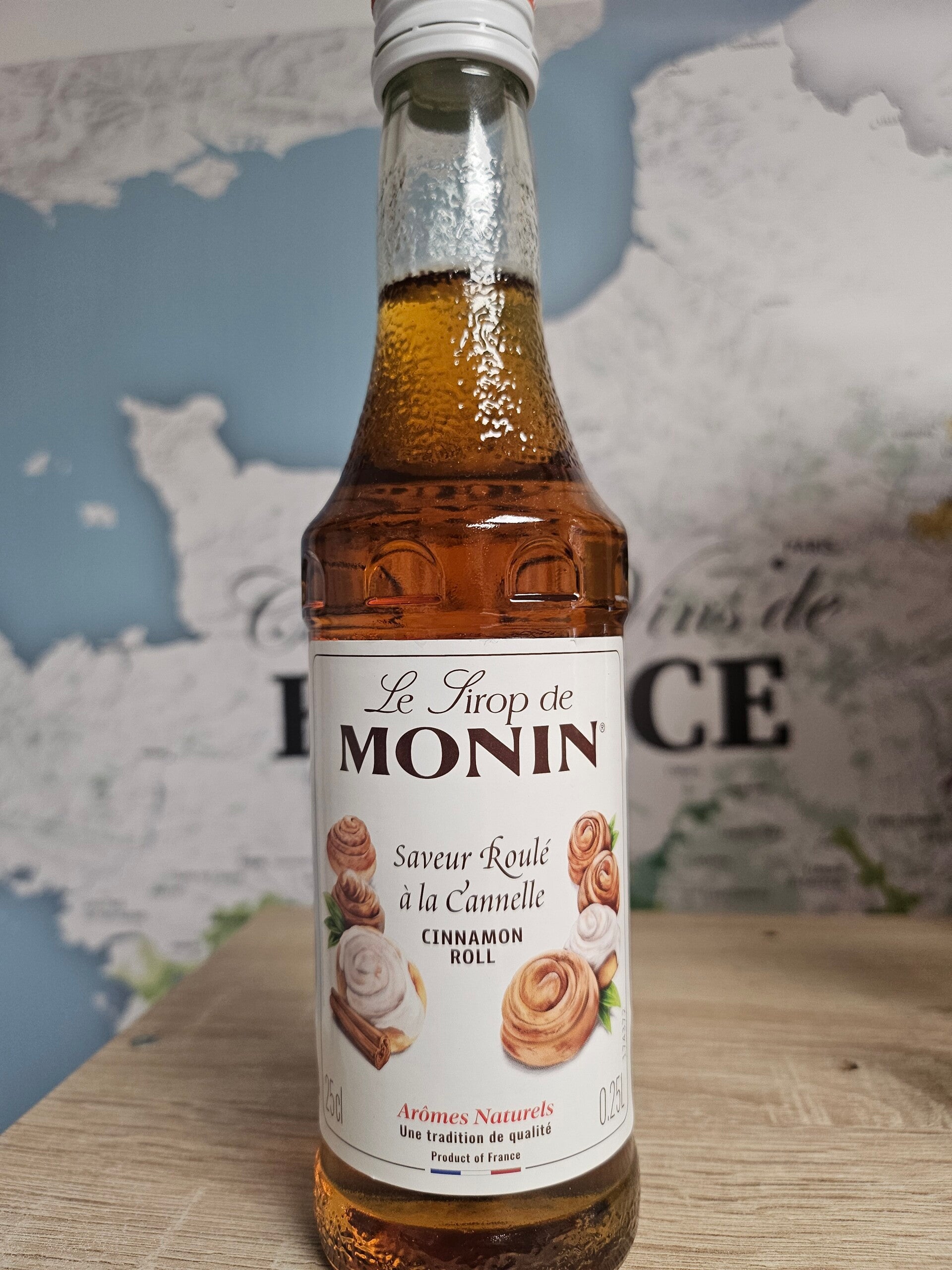 Le sirop MONIN saveur Roulé à la Cannelle 25 cl