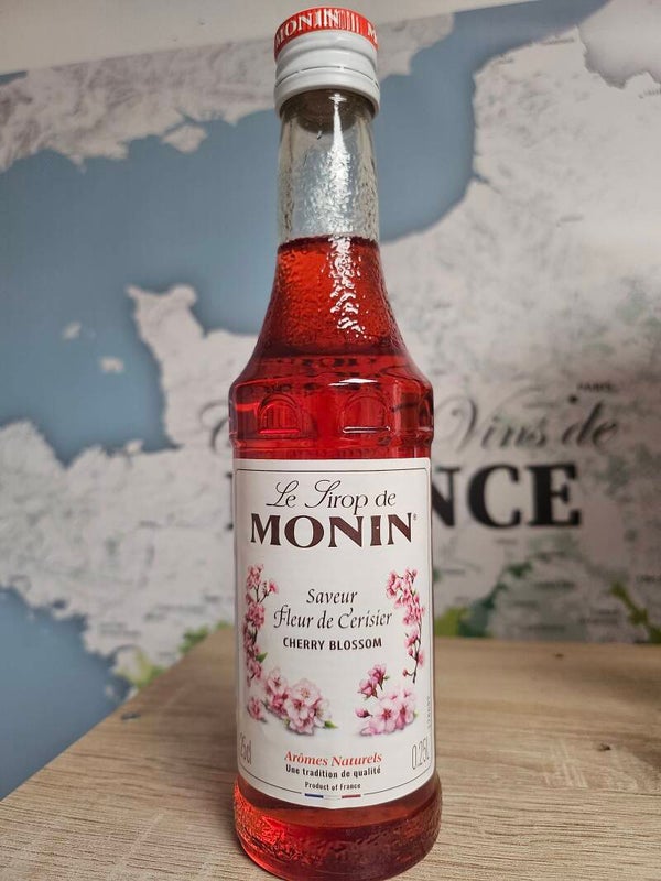 Le sirop MONIN saveur Fleur de Cerisier 25 cl