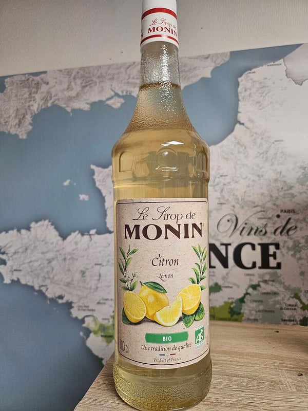 Le sirop MONIN Citron 1 litre BIO