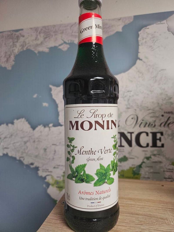Le sirop MONIN Menthe Verte 70 cl