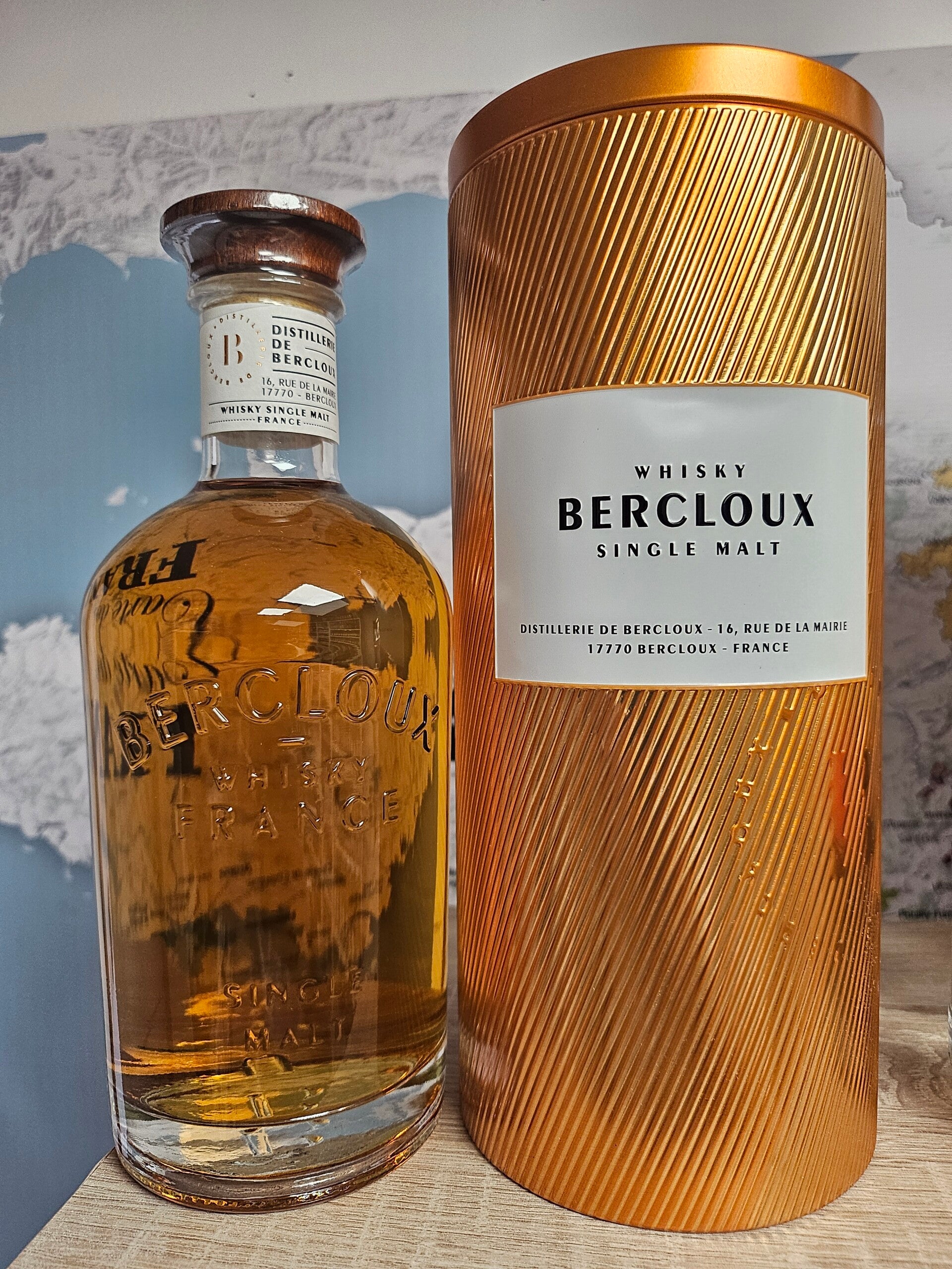 Whisky Français BERCLOUX Single malt, 70cl, 40%