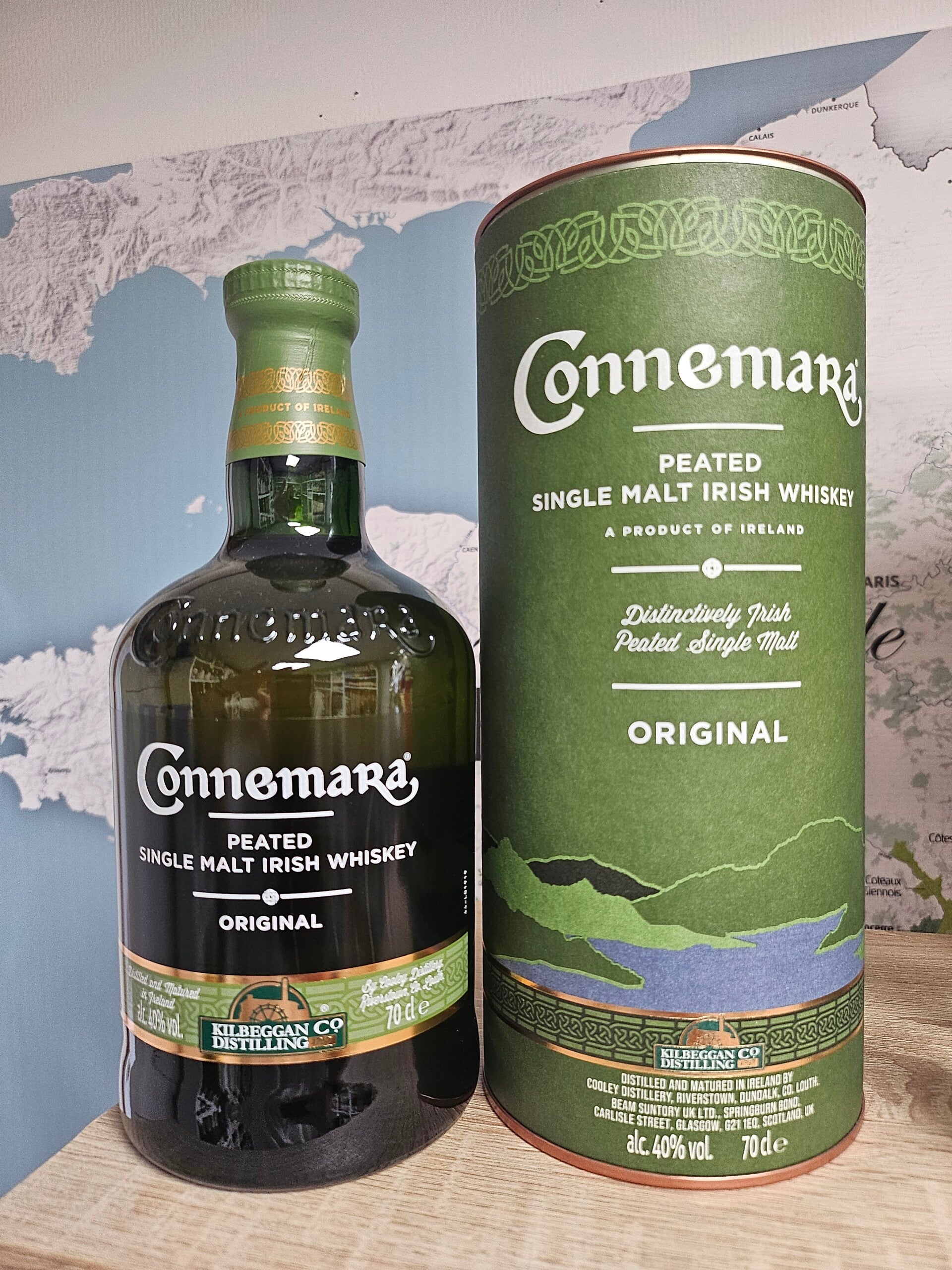 Whisky Irelandais TOURBÉ, Connemara Single malt, 70cl, 40% vol