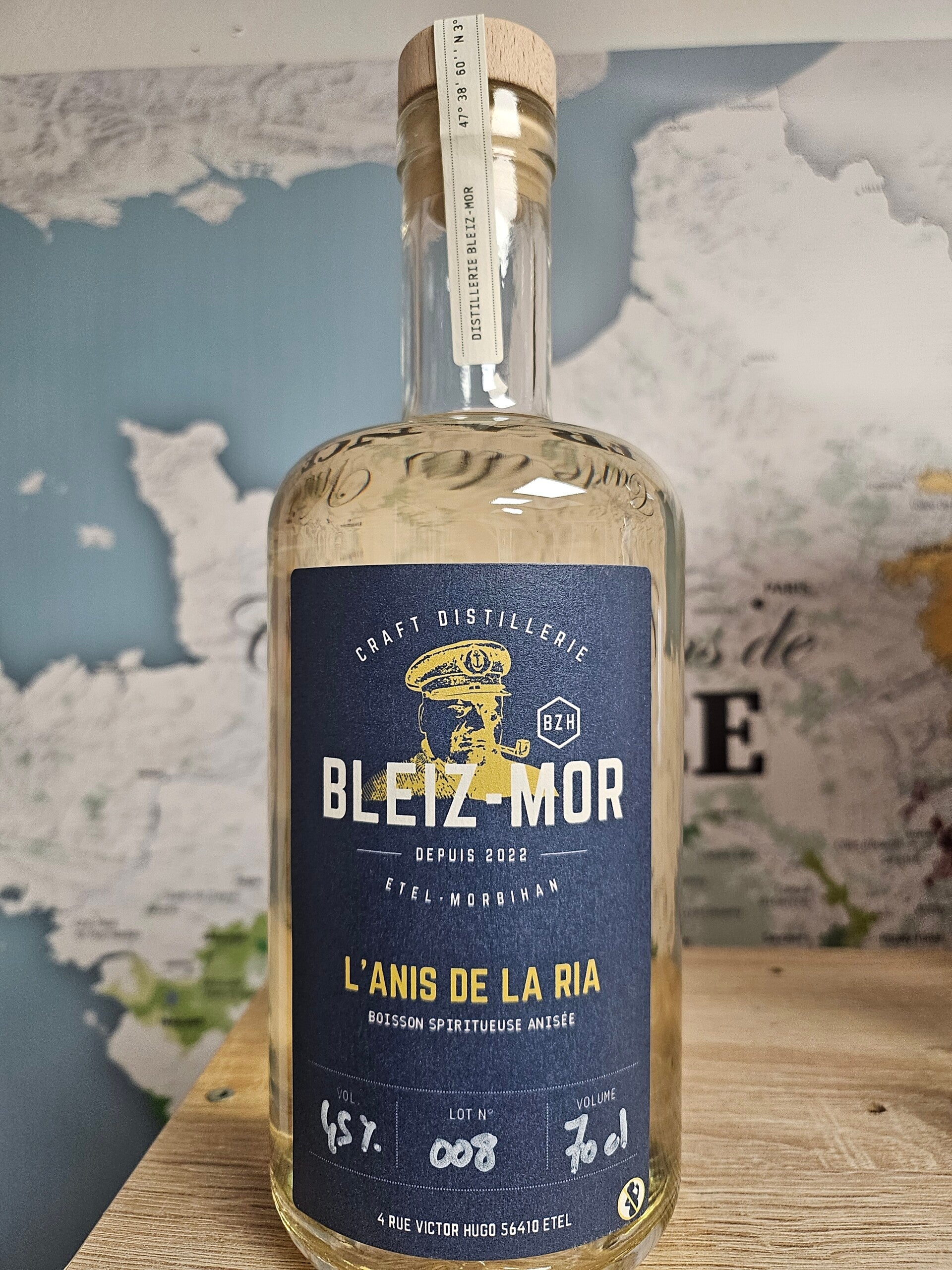 L' ANIS DE LA RIA BRETON, 70cl, 45% vol