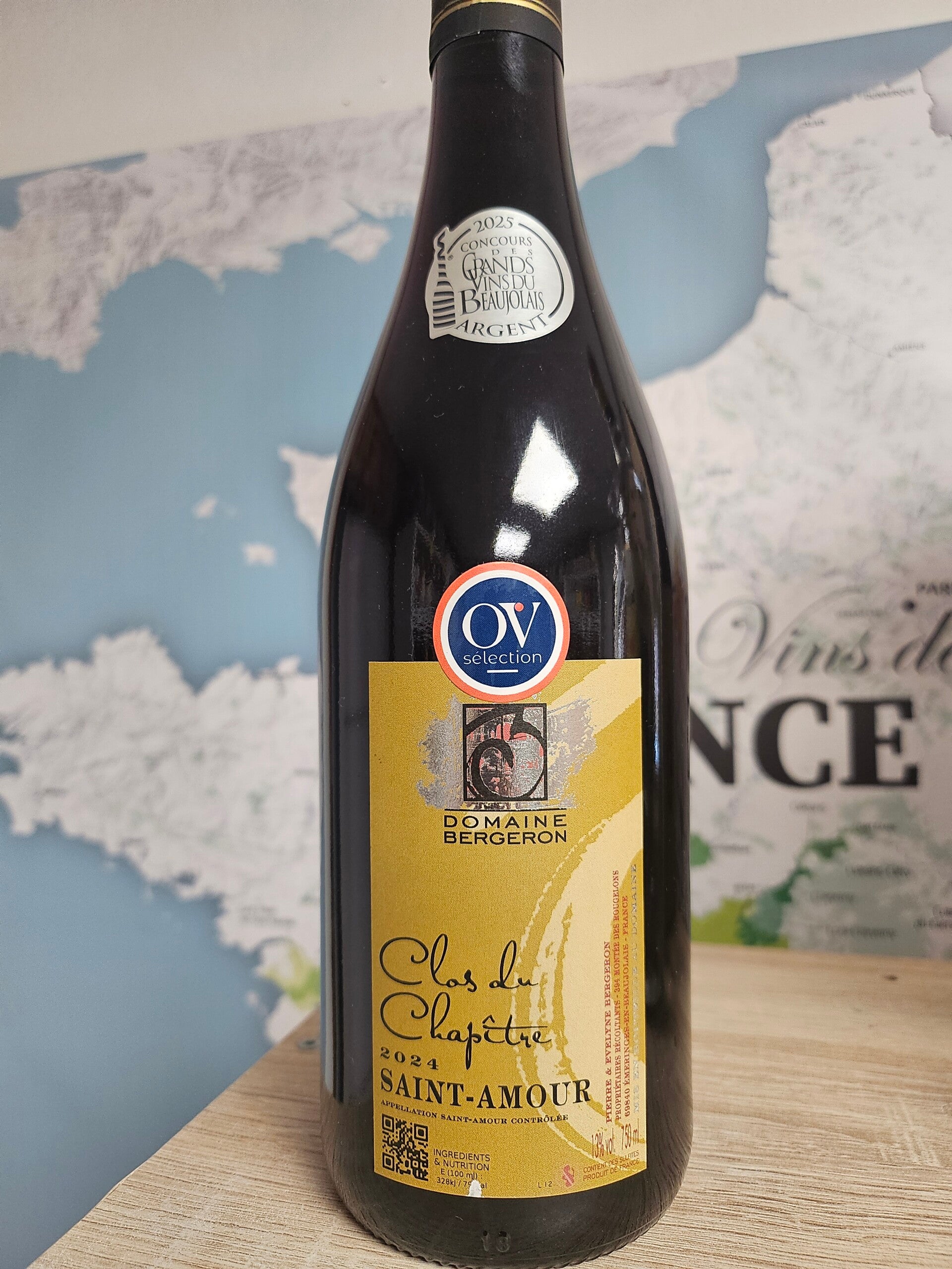 Saint-Amour 2024, Clos du Chapitre, domaine BERGERON, 75cl, 13% vol