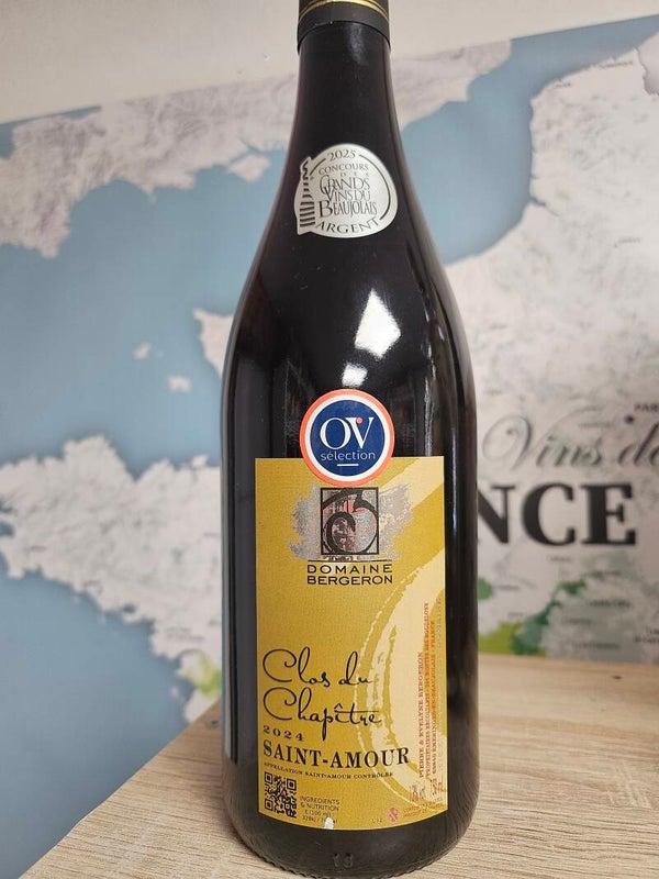 Saint-Amour 2024, Clos du Chapitre, domaine BERGERON, 75cl, 13% vol