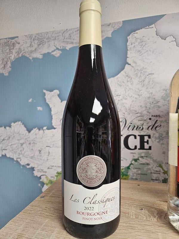 Les Classiques 2022, BOURGOGNE Pinot noir 750ml, 12,5% vol