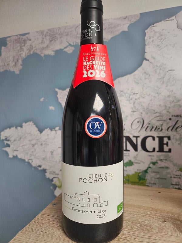 CROZES-HERMITAGE 2023 BIO, domaine Étienne POCHON, 75cl, 13% vol