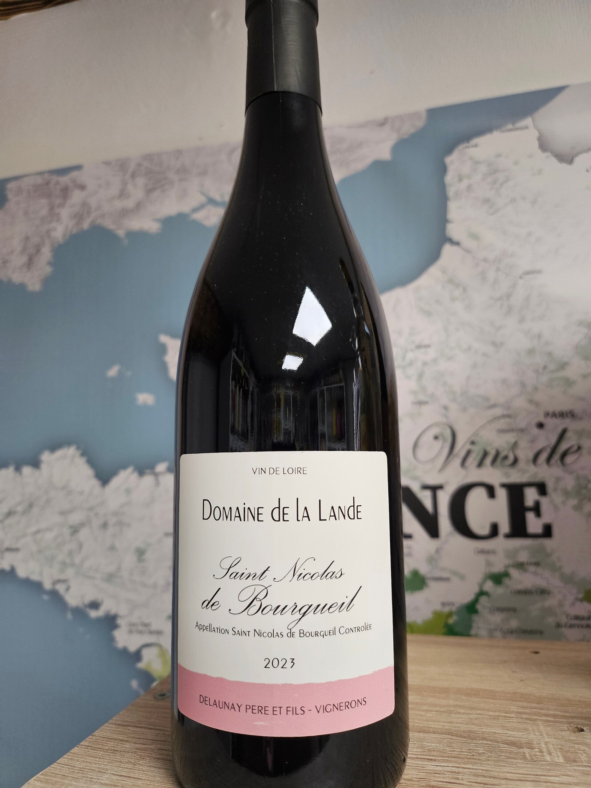 Saint Nicolas De Bourgueil BIO AOC 2023, Domaine De La Lande, 75cl, 13% vol