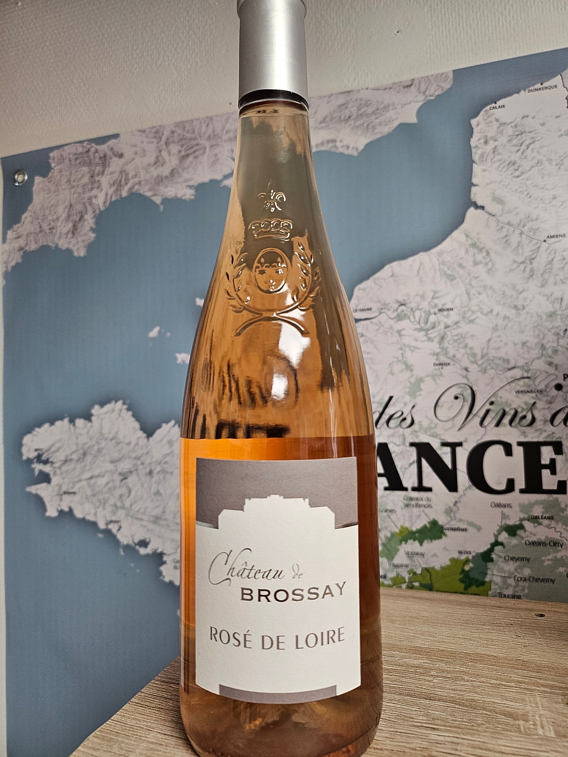 Rosé de LOIRE AOC 2024, château de BROSSAY, 75 cl, 12,5% vol