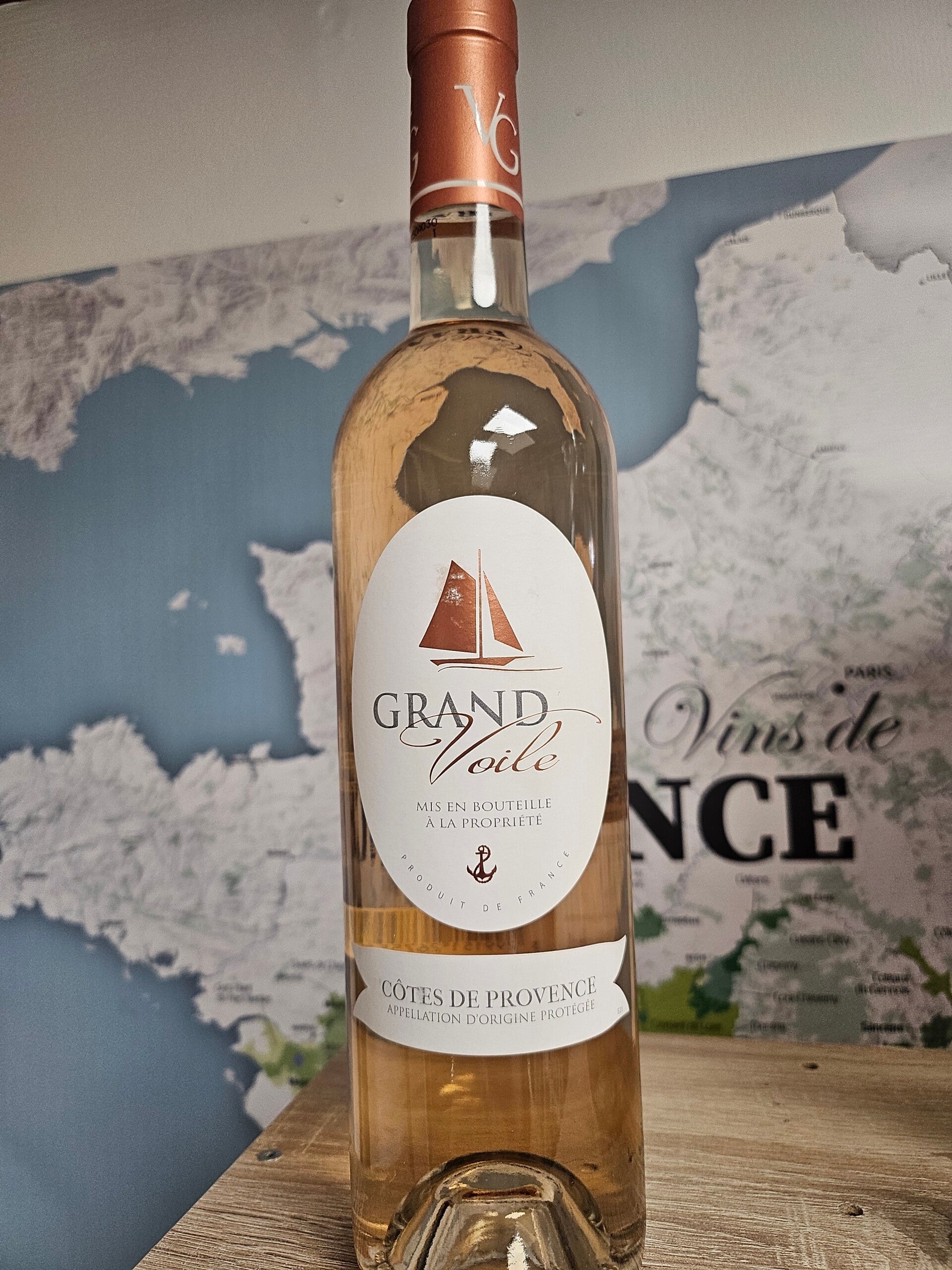 Côtés de PROVENCE AOP 2024, GRAND VOILE, récoltant, 75cl, 13% vol