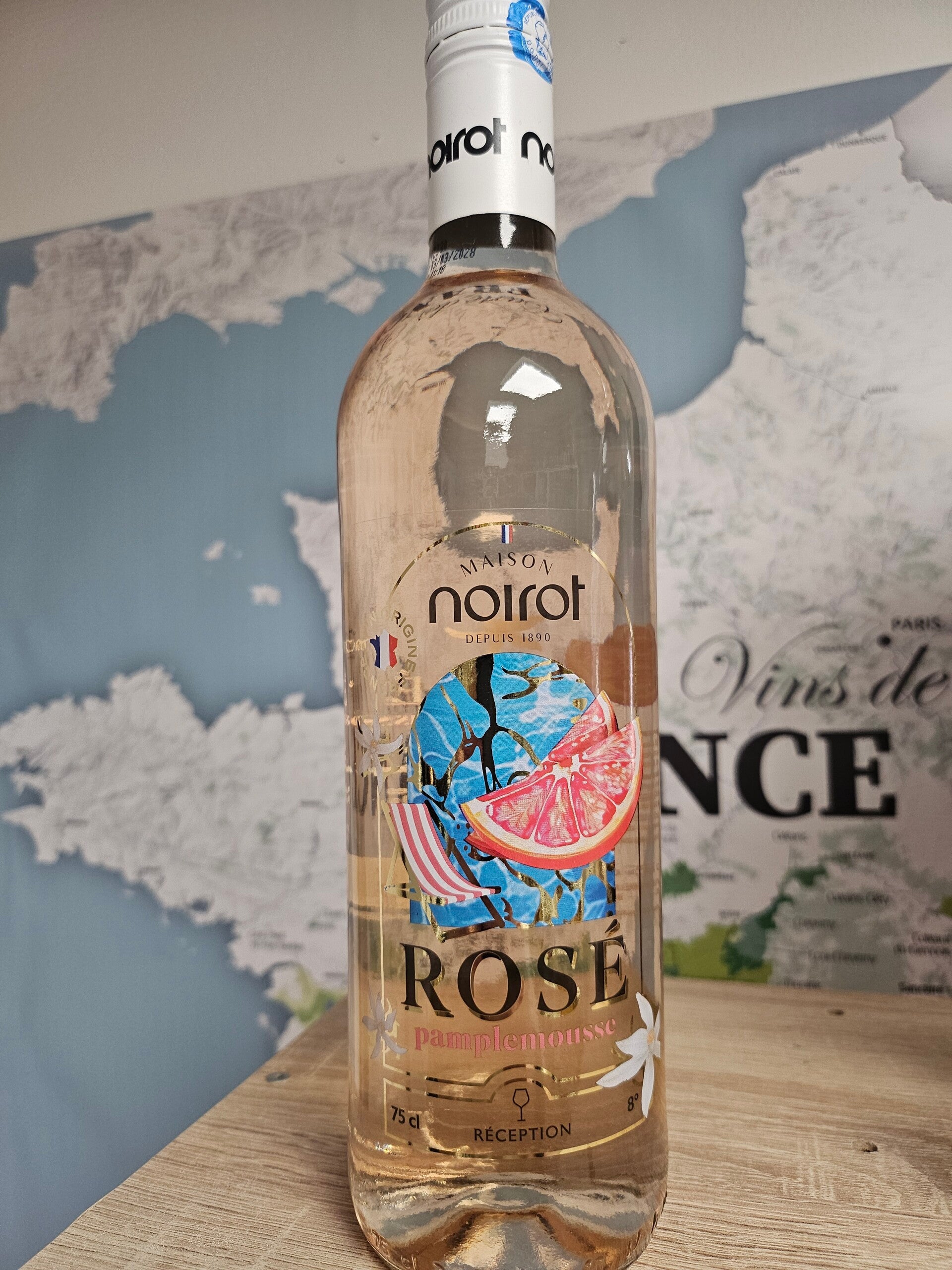 Rosé aromatisé Pamplemousse, Maison NOIROT, 75 cl, 8% vol