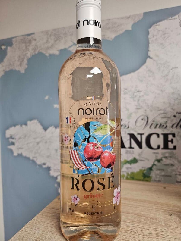Rosé aromatisé Griotte, Maison NOIROT, 75cl, 8% vol