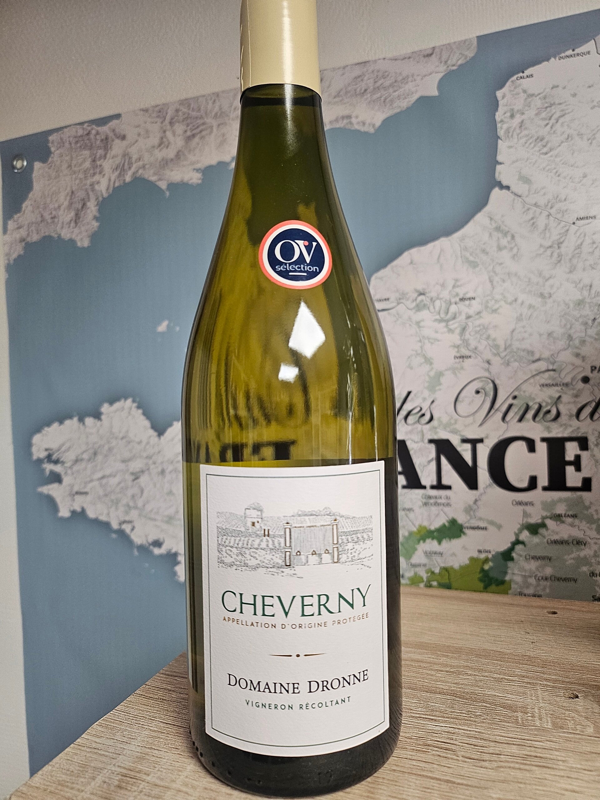 CHEVERNY AOP 2024, domaine DRONNE, vigneron récoltant, 75cl, 12% vol