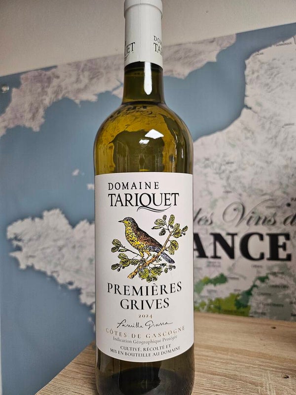 Domaine TARIQUET, PREMIÈRE GRIVES 2024, IGP CÔTES DE GASCOGNE, 75cl, 10,5% vol