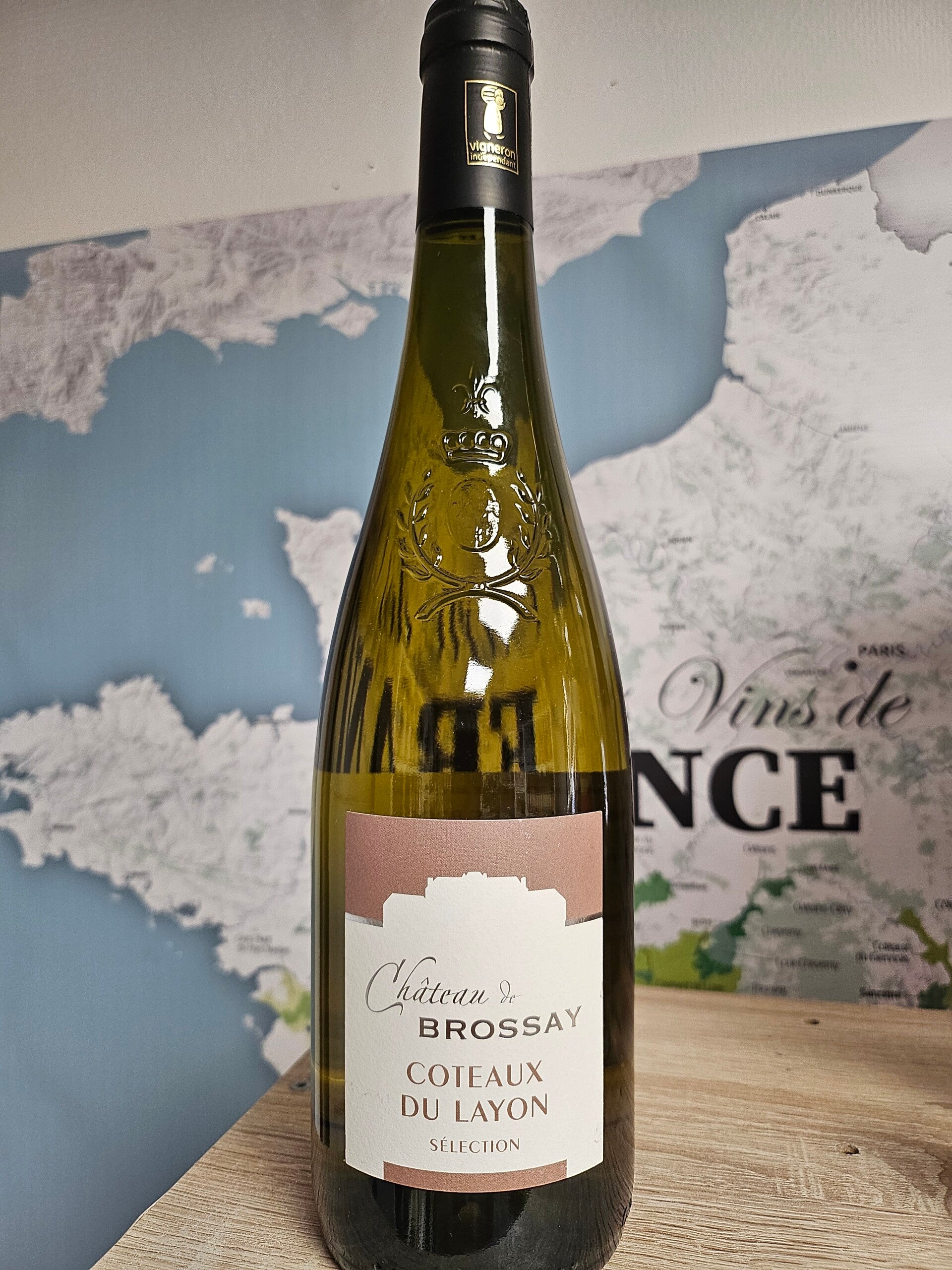 COTEAUX DU LAYON AOC 2023, château BROSSAY, récoltant,  75cl, 12% vol