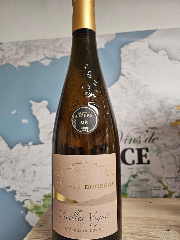 COTEAU DU LAYON AOC 2022, château BROSSAY, récoltant,  vieilles vignes, 75cl, 13%