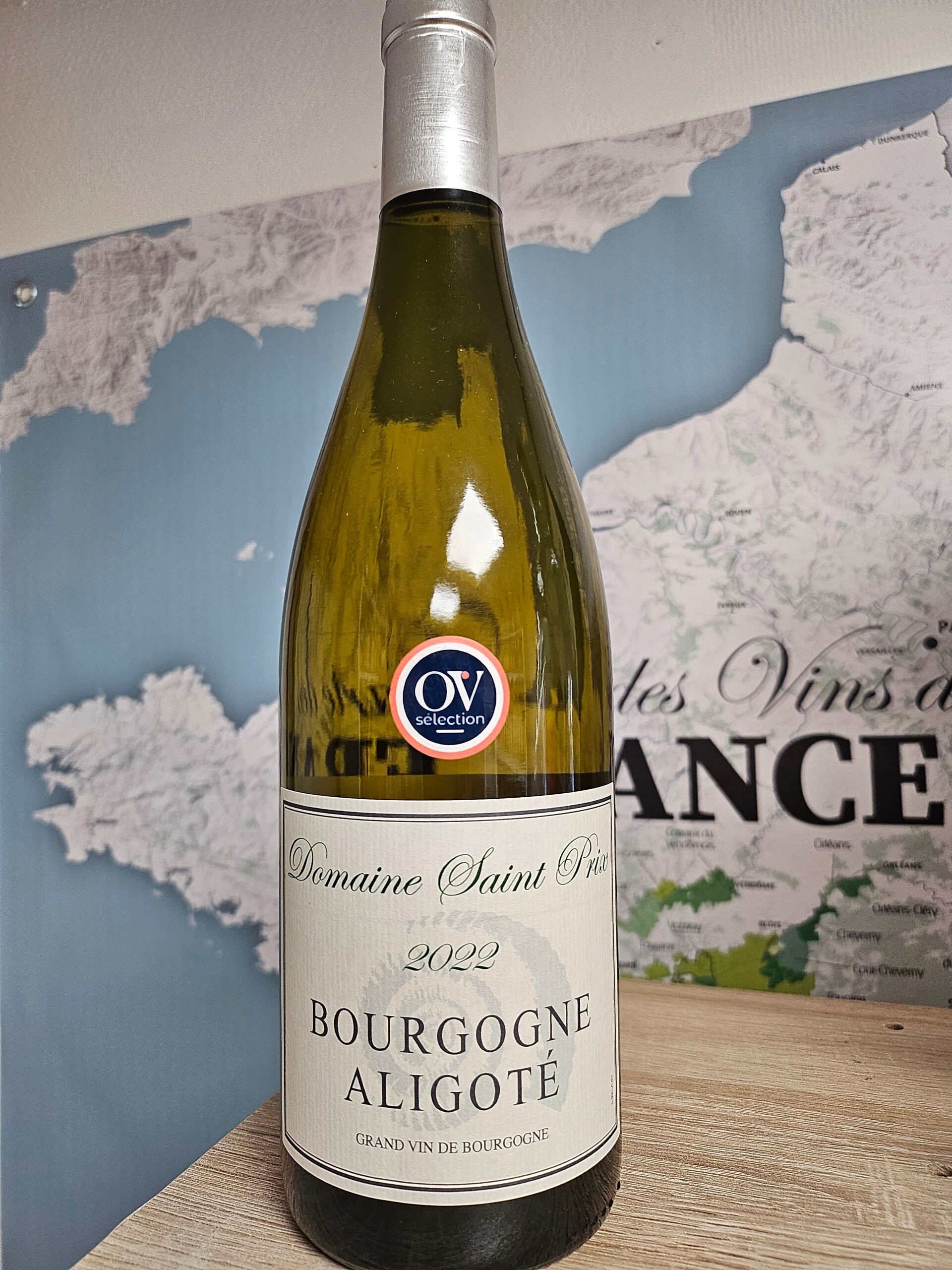 BOURGOGNE ALIGOTÉ AOC 2022, domaine SAINT PRIX, 75cl, 12,5% vol