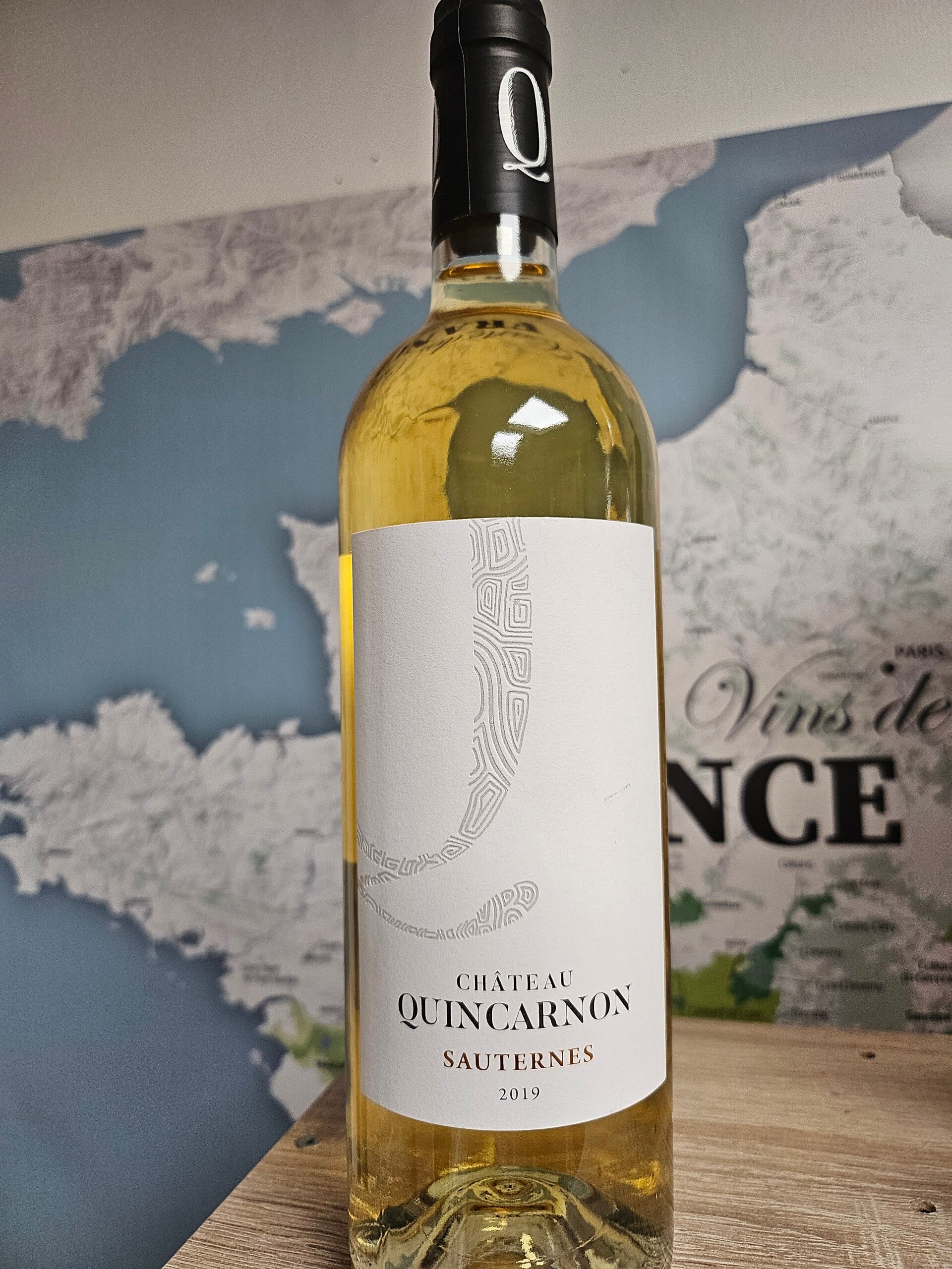 SAUTERNES AOC 2019, château QUINCARNON, GRAND VIN DE BORDEAUX, mis en bouteille au château, récoltant, 75cl, 13% vol