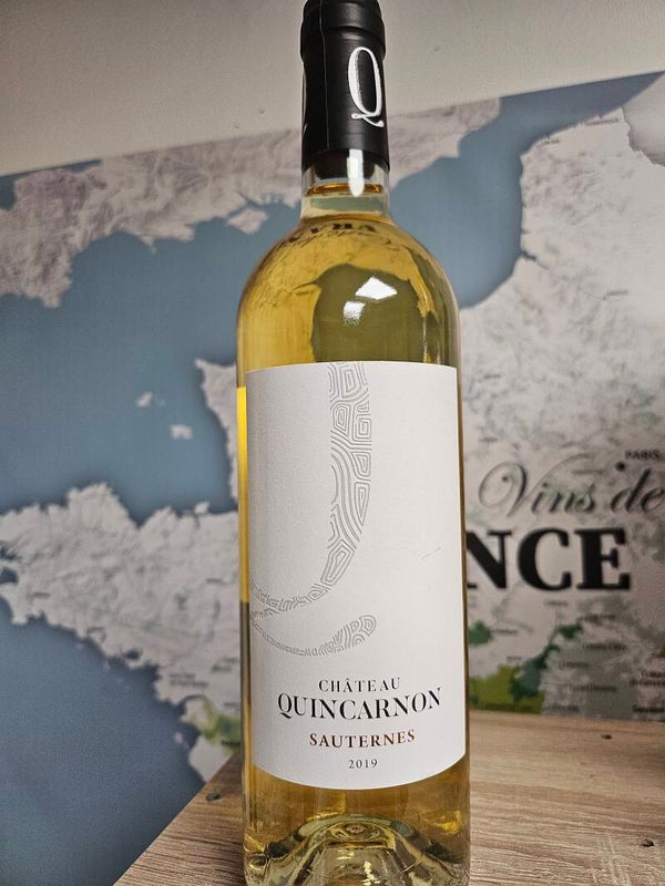 SAUTERNES AOC 2019, château QUINCARNON, GRAND VIN DE BORDEAUX, mis en bouteille au château, récoltant, 75cl, 13% vol