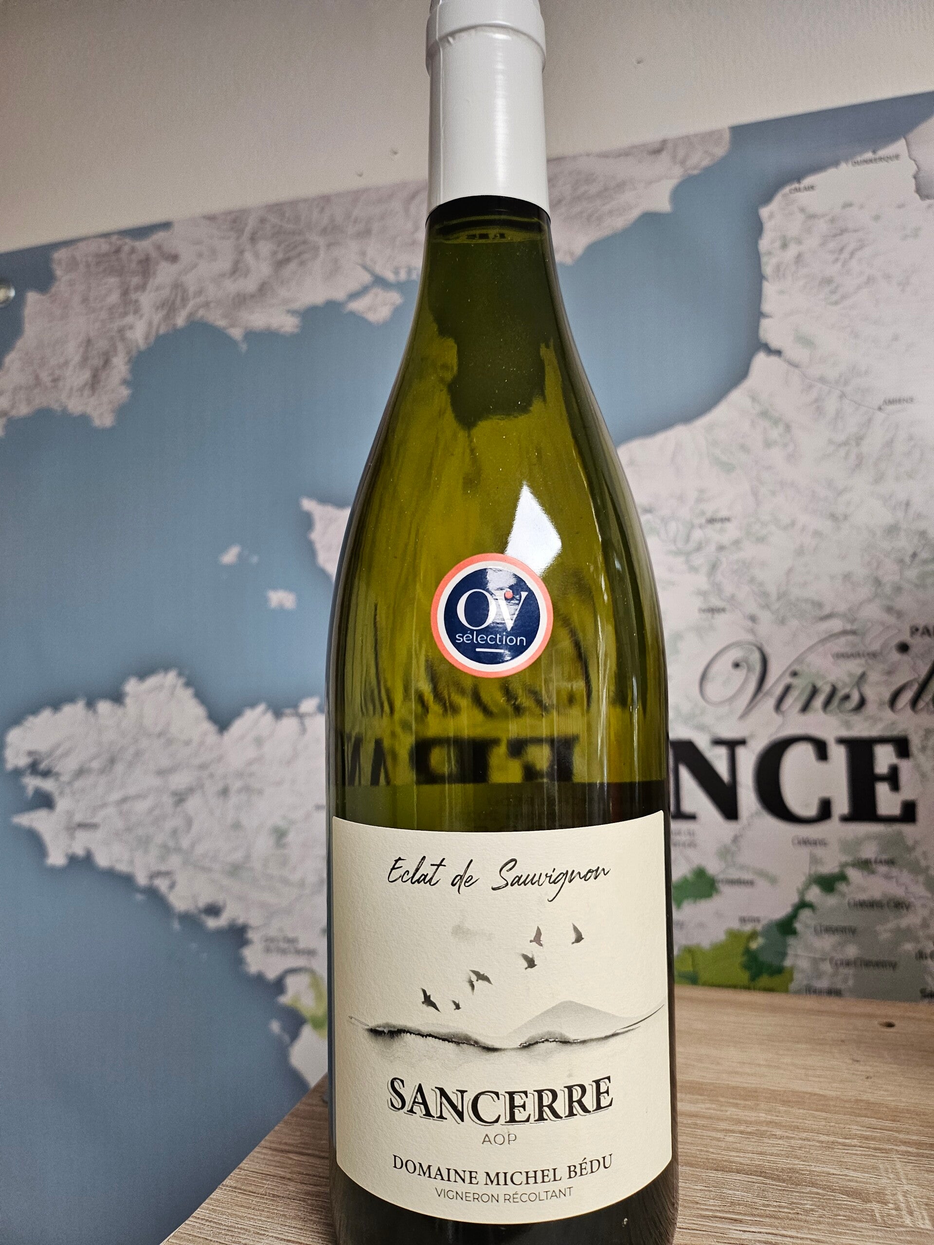SANCERRE AOP 2023, Éclat de Sauvignon, domaine Michel BÉDU, récoltant, mis en bouteille au domaine, 75cl, 12,5% vol