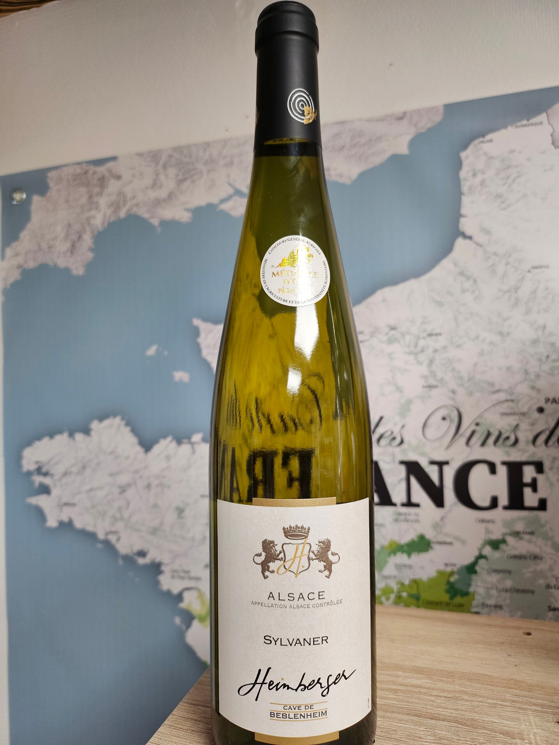 SYLVANER, AOC ALSACE , médaille OR Paris 2024, 75cl, 13% vol