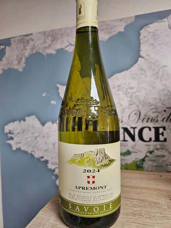 APREMONT AOC vin de SAVOIE 2024, Domaine Marc PORTAZ & FILS, mis en bouteille au château, 75cl, 11,5% vol