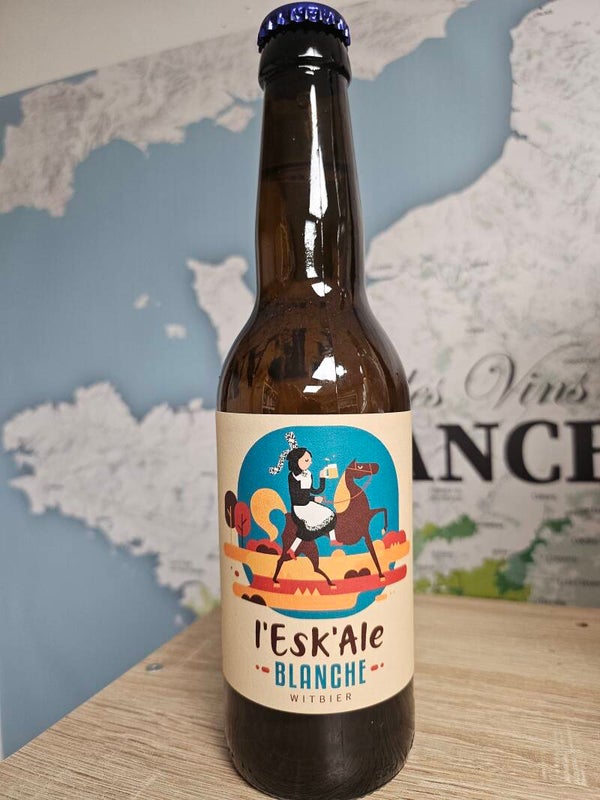 L'ESK'ALE BLANCHE, bière Bretonne, 33 cl, 4,7% vol