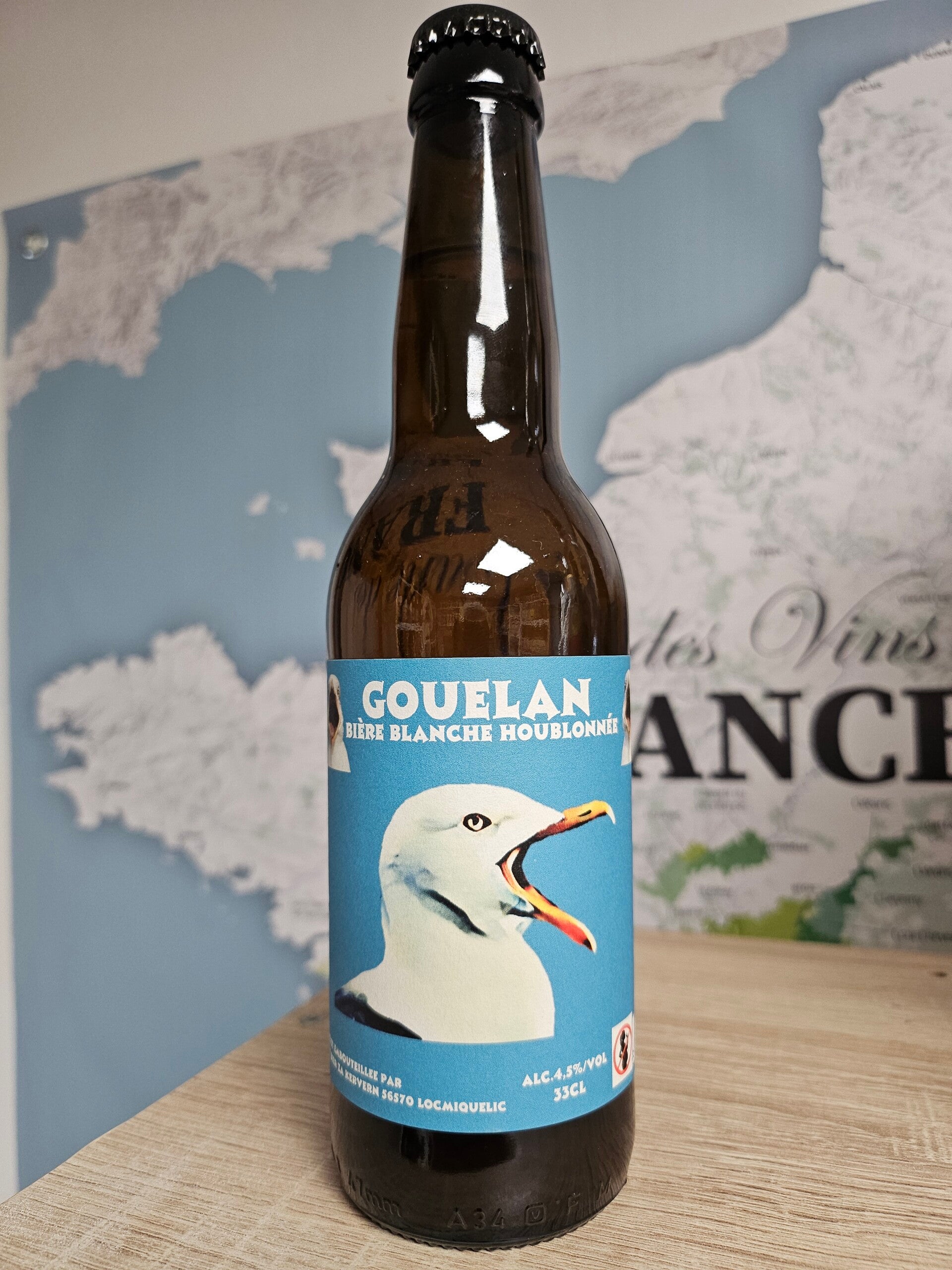 GOUELAN, bière Blanche houblonnée, YERMAT BIER, bière Bretonne, 33cl, 4,5% vol