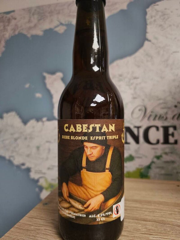CABESTAN, bière blonde esprit triple, 33cl 6,5% vol