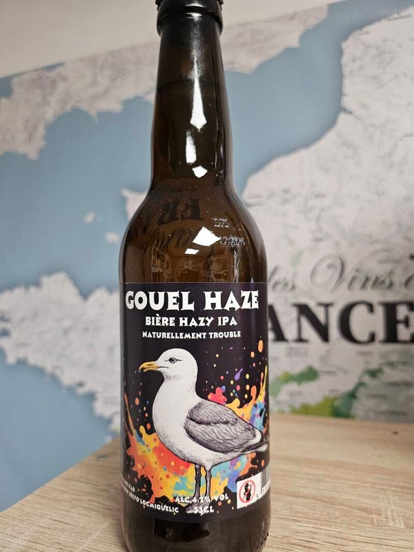 GOUEL HAZE, bière Hazy IPA, YERMAT BIER, bière Bretonne, 33cl 4,2% vol