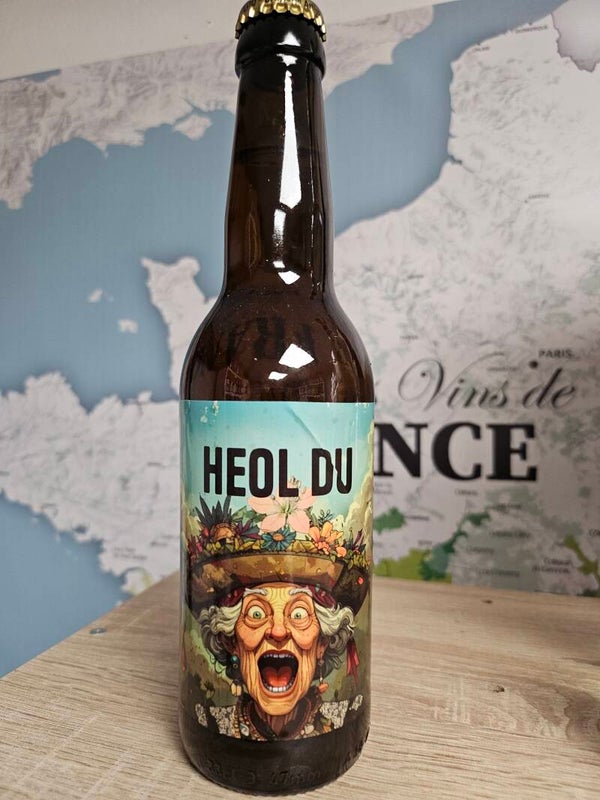 HEOL DU, bière blonde au Sarrasin BIO, TRI MARTOLOD, bière Bretonne, 33cl 5% vol