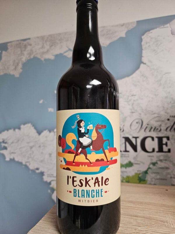 L'ESK'ALE BLANCHE, bière Bretonne, 75cl 4,7% vol