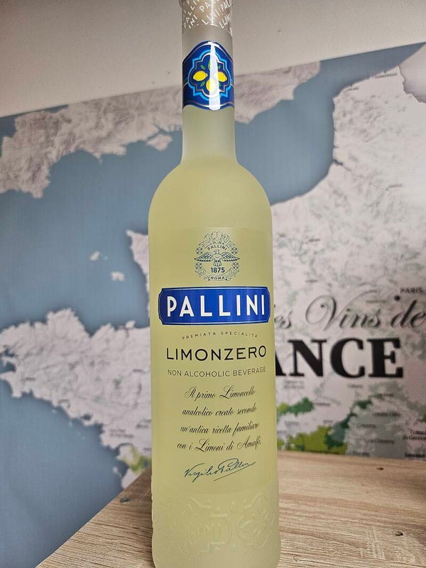 PALLINI, LIMONZERO, Limoncello sans alcool, produit en Italie, 50cl