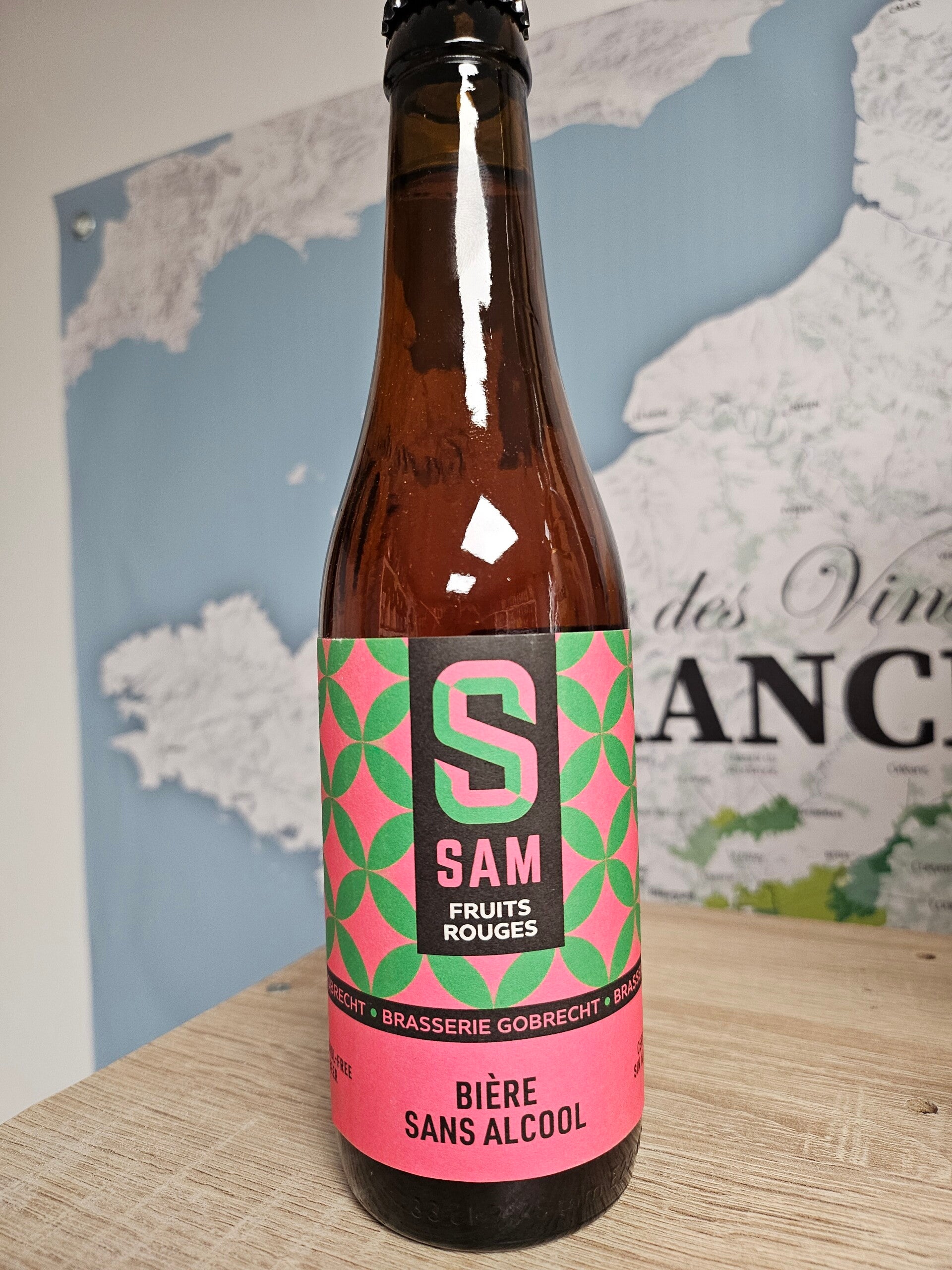 SAM bière fruits rouges sans alcool 33cl