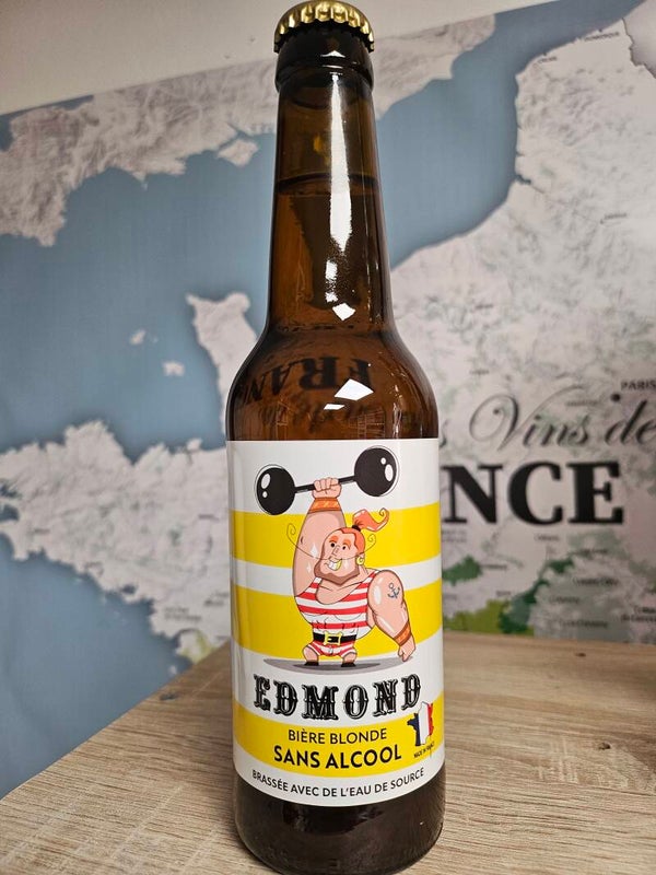 EDMOND bière blonde sans alcool BIO 33cl