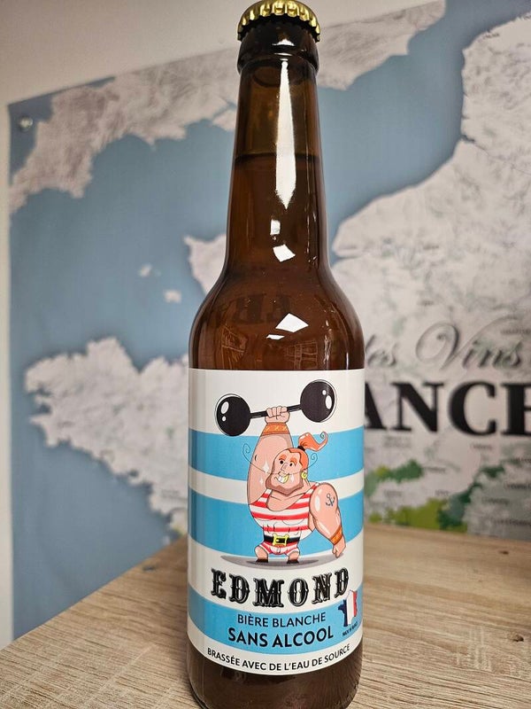 EDMOND bière blanche sans alcool, 33cl